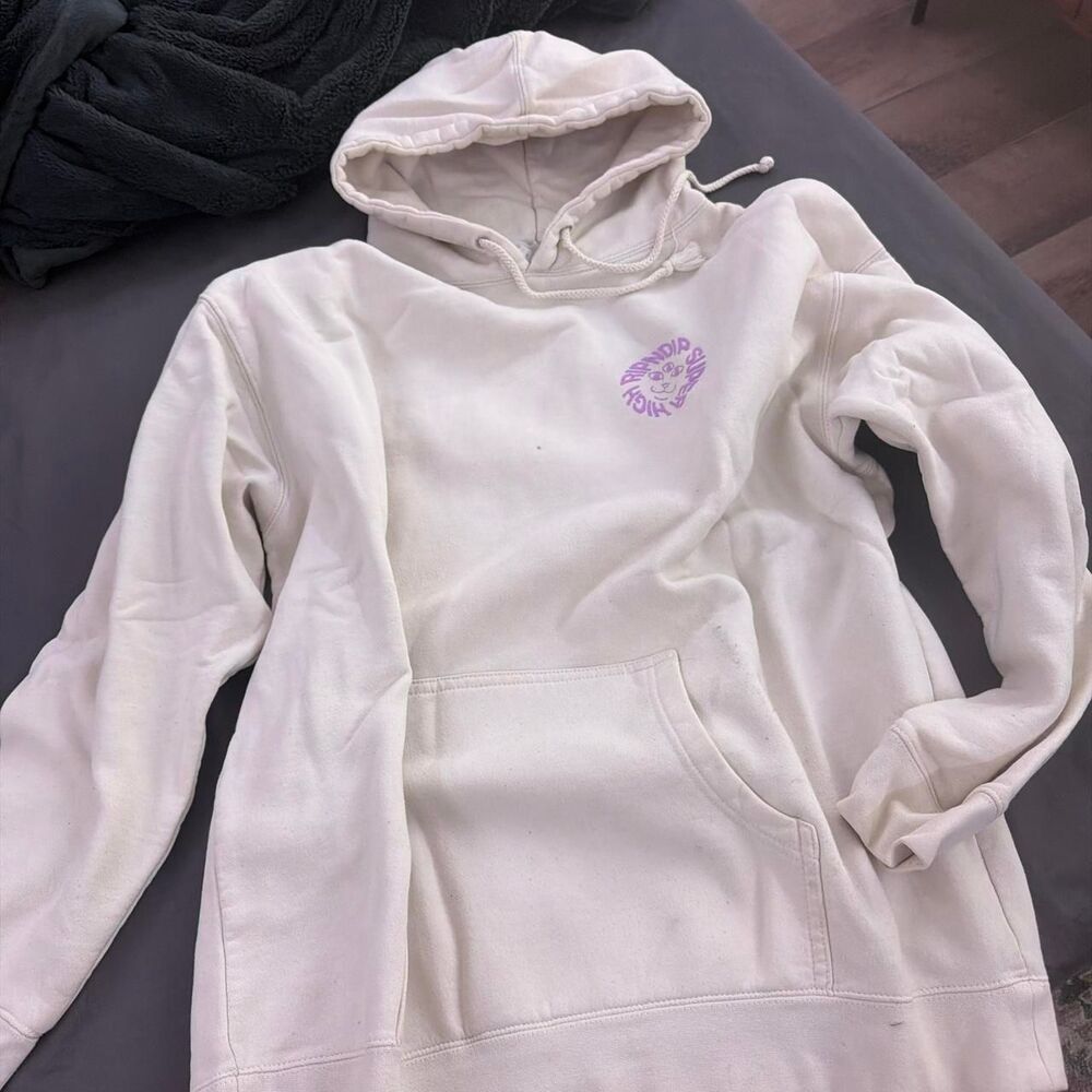 Ripndip Women's White and Cream Hoodie